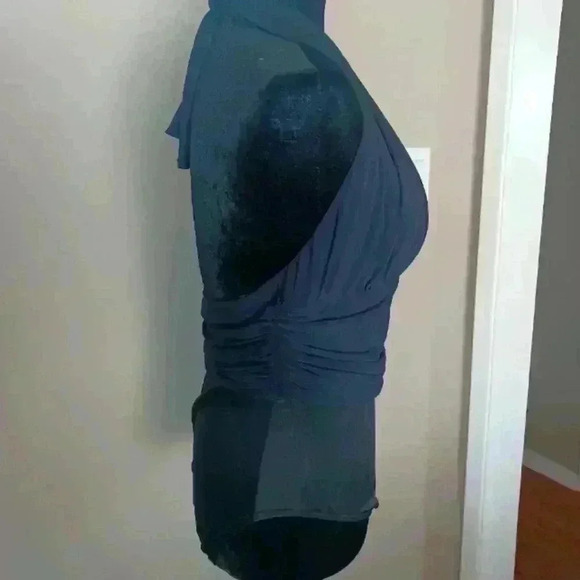 MagicSuit Womens Black Halter Padded Slimming Swimsuit L - Picture 3 of 15